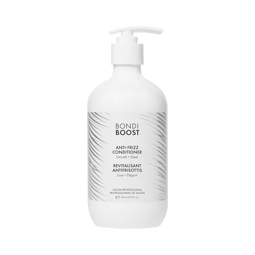 BondiBoost Anti-Frizz Smoothing Conditioner - Silikonfrei, Aloe-Basiert mit Vitamin C, Hyaluronsäure, Sheabutter & Argan für Weiches, Frizzfreies Haar - Vegan & Tierversuchsfrei - 300ml