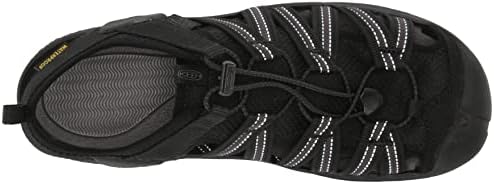 KEEN Men's Drift Creek H2 Closed Toe Water Sandals, Black/Black, 11 | Image 4