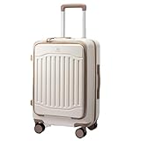 LOVEVOOK Carry on Luggage, PC Hard Shell Suitcases with wheels