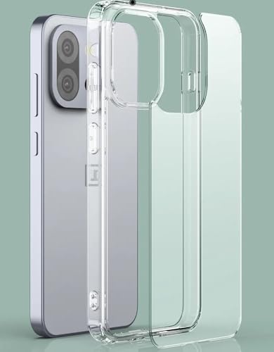 Image of REALCASE Silicone Oneplus 13S 5G Back Cover Case, Scratch Resistant Protective Crystal Clear Transparent Shock Proof Bumper Back Cover Case for Oneplus 13S 5G