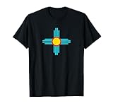 New Mexico State Zia Vintage Retro-Modern Design T-Shirt