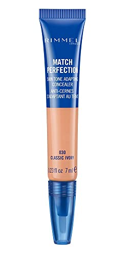Rimmel London Match Perfection Light Coverage Blendable Liquid Concealer 030 Classic Ivory 7 ml