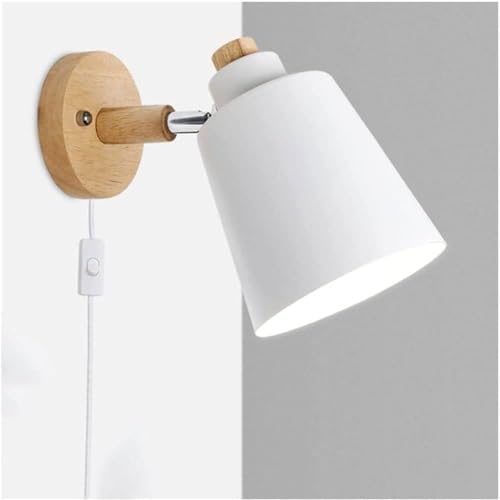 Lampe de lecture chevet et applique murale bois E27 pour créer un coin lecture cosy