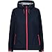 CMP - Damenjacke mit fester Kapuze, Schwarz Blau, S