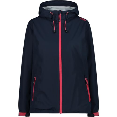 CMP - Damenjacke mit fester Kapuze, Schwarz Blau, S