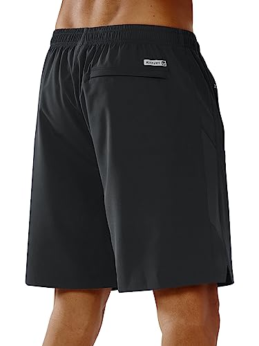 Northyard Men'S Running Athletic Shorts 5 Inch/7 Inch Workout Gym Tennis Short Quick Dry Lightweight Active Sports Basketball-7'' Black-L thumb #1