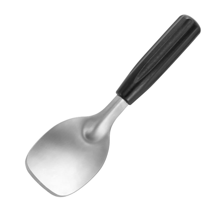 Hbrjtds Heavy Duty Stainless Steel Ice Cream Scoop – Non-Slip Ice Cream Scooper for Hard Frozen Treats, Metal Icecream Scoop with Spade Design for Easy Serving – Thrifty Kitchen Icecream Scooper