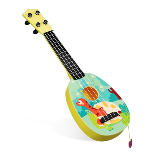 SUPVOX Ukelele de Juguete Juguetes de Guitarra para de Ukelele Guitarra pequeña Ukulele para Principiantes ukeleles para Instrumentos Musicales para el plastico