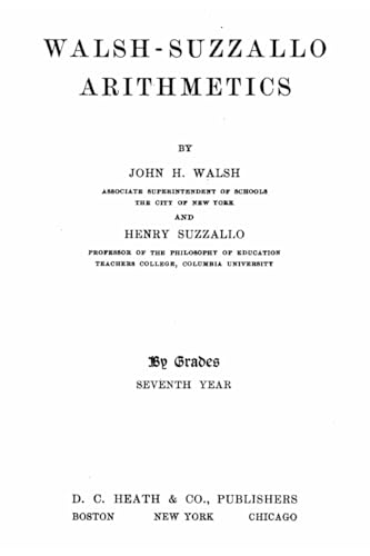 Walsh-Suzzallo Arithmetic