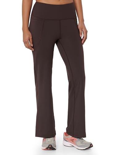 Image of BlissClub Ultimate Flare Pants for Women Upto 5'4 ft | Ribbed Waistband, 4 Pockets | High Waist Trousers and Formal Pants for Office wear