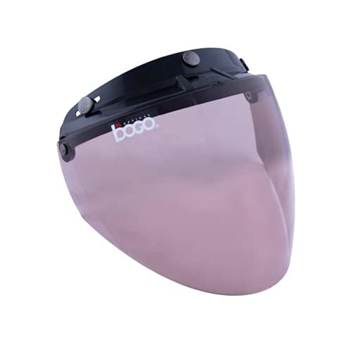 ボゴ(BOGO) ヘルメットシールド フリップアップ 開閉式 ベース付き ブロンズ BG25-B1 Free Size