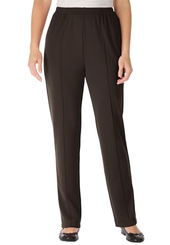 Woman Within Plus Size Knit Pull-On Elastic-Waist...