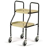 HOMECRAFT Shelf Mobility Trolley – Height Adjustable Trolley, Walking Aid with Wheels – Mobility Walker for Elderly – Walking Frame for Storage – Zimmer Frame – Mobility Aids for Everyday Use