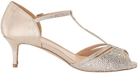 Paradox London Pink womens Seva Pump, Champagne, 8 Wide US | Image 5