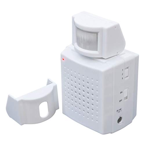 SadoTech¨ Voice Alert Motion Sensor Doorbell with Recordable Audio, Alarm, or Ding Dong, Caregiver Alert Voice Reminder