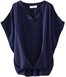 [INNIFER] ブラウス レディース ノースリーブ Uネック シャツ レディース トップス 春 夏 シンプル ゆったり 体型カバー 着痩せ おしゃれ きれいめ M~XL