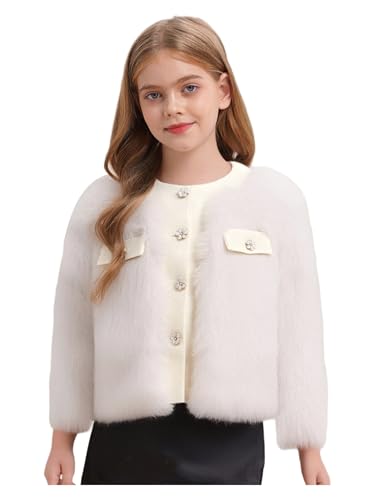 Veste bébé fille princesse en fausse fourrure aux finitions soignées