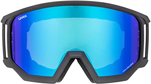 uvex athletic CV, maschera da sci Unisex adulto, black mat/blue-green, one size - Image 3