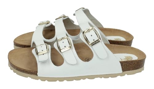 Sandales en cuir pour femme Inter Bios pour marcher tout l'été sans douleur