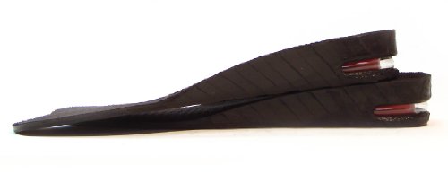 Plantillas para zapatos con aumento de altura 3cm negras miniatura 2