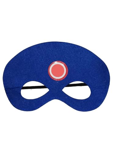 Image of BookMyCostume Kids Superhero Cape and Eye Mask Set for Boys & Girls - Fancy Dress for School Annual Day, Dance Drama & Theme Birthday Return Gift | Aged 3-10 Years