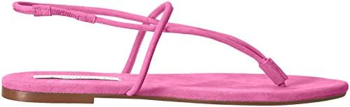 Chinese Laundry Kristin Cavallari Women's Knock Out Flat Sandal, Fuchsia Suede, 9.5 M US | Image 5