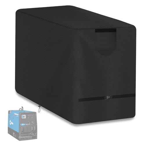Image of Engine Driven Welder Cover ,600D Oxford Heavy Duty Waterproof Welder Machine Cover compatible with Miller Welder 230/265/325/225,Black