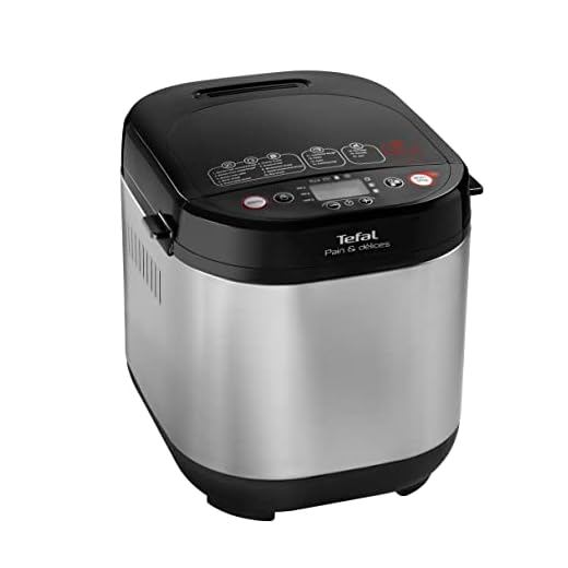 Tefal Pain & Délices PF240E, Broodbakmachine 1kg, yoghurt, glutenvrij, roestvrij staal, zelfgebakken brood