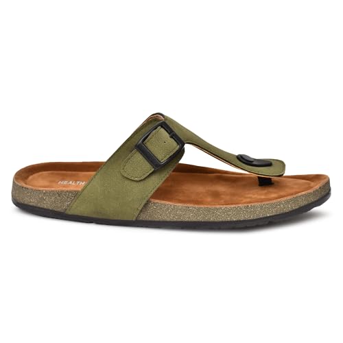 Image of HEALTH FIT Comfortable & LightWeight | Fashionable & Everyday Stylish & Durable Design Slip-on Style Flip Flops for Gents HF3078