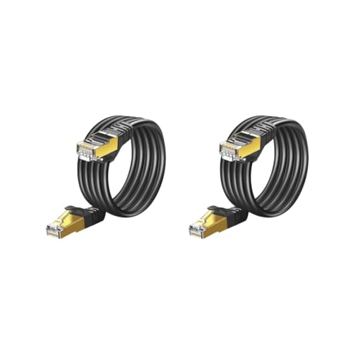 2�̃Z�b�g�z�e���l�b�g���[�N�P�[�u���R�������b�L�C���^�[�l�b�g�R�[�h���r���O���[�����[�^�[���f�����b�v�g�b�v CAT8 �P�[�u������ 10 ���[�g��, 10���[�g��