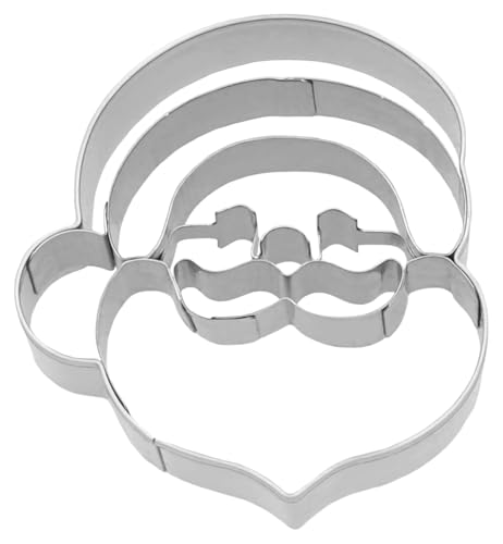 RBV Birkmann Weihnachtsmann-Kopf Ausstecher, Edelstahl,...