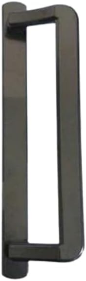 Alcan PGT 10" Sliding Glass Patio Door Handle Set w/Thumb Latch Lever, Screws Interior + Exterior Replacement w/ 3-7/8" Hole Spacing | Fix Repair PGT Door Hardware - Black