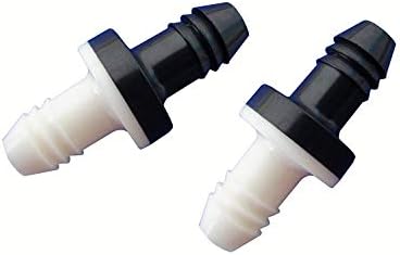 YEHAM 2pc 3/8 inch 10mm Fuel Non Return One Way Check Valve For Fuel Gas Liquid Air