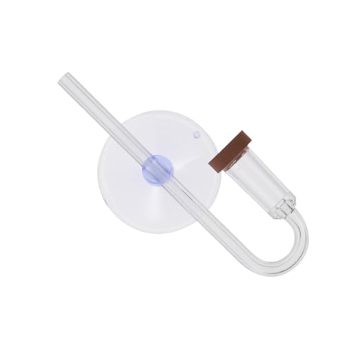 COSMEVIVI 1 セット 水槽バブルトレイ 潜水可能 キッチンシンク用延長タップ 水槽クリーナー掃除機 魚 水族館のco2アトマイザー 植栽水槽用ディフューザー アクリル Transparent