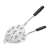 MAGICLULU Máquina De Galletas De Nuez Galletas Molde Para Hornear Galletas Molde De Galletas Multifuncional Molde De Galletas De Nuez Molde De Galletas De 9 Ranuras Accesorios Para Hornear