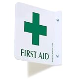 SmartSign 'First Aid' Projecting Sign | 6' x 6' Acrylic