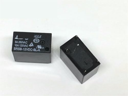 Relais SRSB-12VDC-SL-A 5A 4 broches DIP4 pour circuits imprimés, lot de 5 pièces - 4