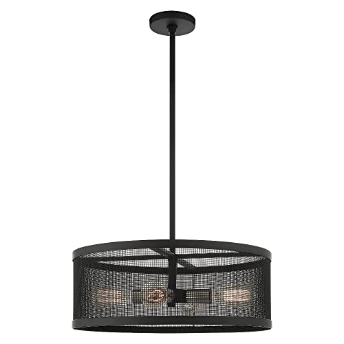 Image of Livex Lighting 4 Light Brushed Nickel Chandelier