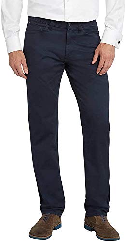 Kirkland Signature Men's Standard fit 5-Pocket Pants (Dress Blues, 38x34)