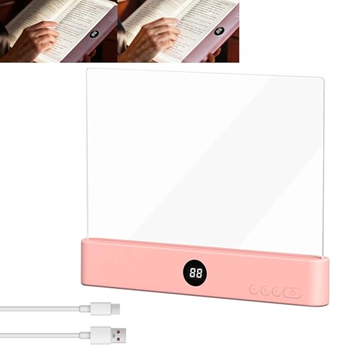Lampe LED pour lire la nuit avec luminosité réglable et 3 couleurs de lumière