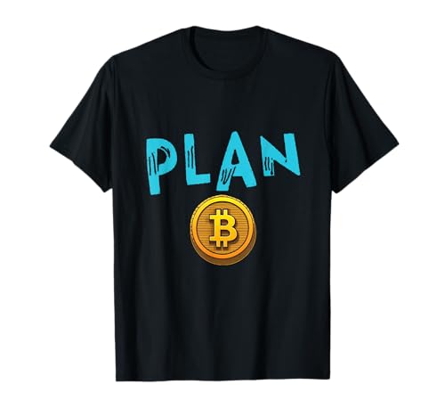 Symbole de conception de plan Crypto Bitcoin pour les fans de monnaie numérique T-Shirt
