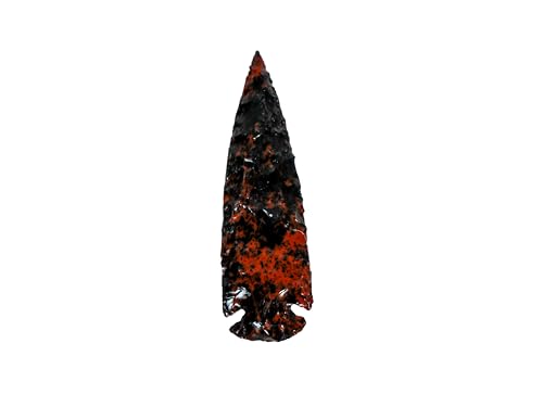 One (1) Mahogany Obsidian Arrowhead: 4"