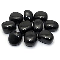 CrystalAge Piedra de caída de ónix negro (20-25 mm)