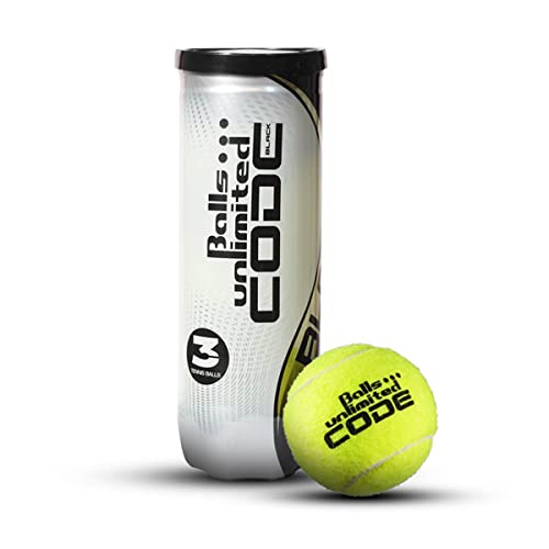 Image of Code Black Tennis Ball Can (3 Balls)