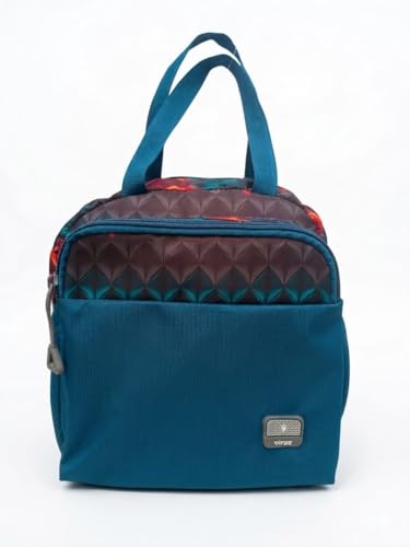 Image of APP Insulated Lunch Bag for Men & Women | 8.1 Litre Tiffin Carry Bag | ULY Matty Fabric | 2 Compartments | 25 x 26 x 5 Inches | Durable Reusable Lunch Bag for Office School College Travel Picnic