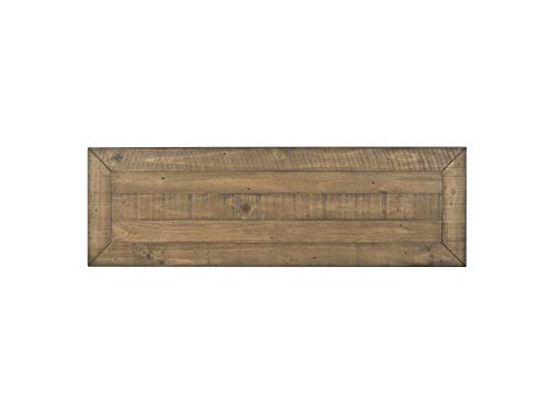 Martin Svensson Home Monterey Solid Wood Console Table - Reclaimed Finish - Modern Farmhouse Entryway Table with 2 Drawers