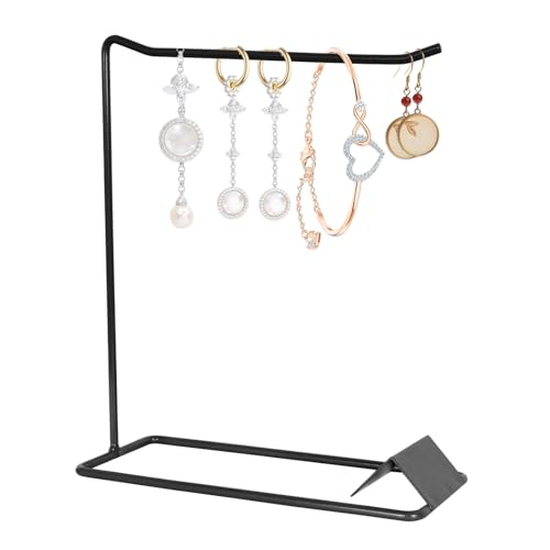 Mikihat Soporte Organizador de Joyas de Metal, Soporte de Exhibición de Collares, Soporte para...