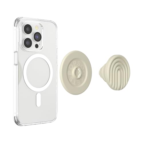 PopSockets Handygriff für MagSafe, Magnetischer Halter- Nebel – Ansicht 4
