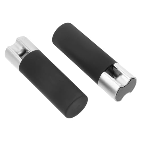 HYTROVE Cordones para Persianas Enrollables Pesas Colgantes, 2 Unidades Negras De Plástico, Tiradores Esmerilados para Cortinas De Ventana, Fácil Instalación