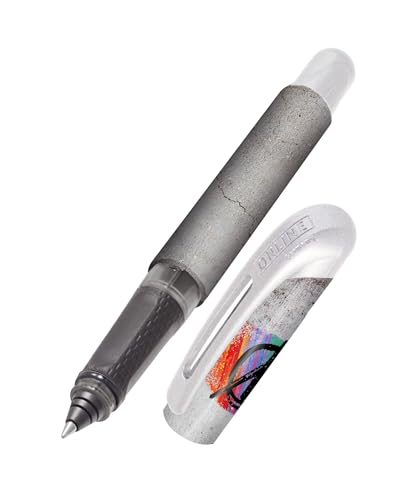 Online Tintenpatronen-Rollerball College Peace, für Rechtshänder und Linkshänder, ergonomisches Griffstück, Roller-Ball, Standard-Tintenpatronen, inkl. Kombipatrone blau, 1 Stück (1er Pack)